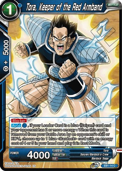 Tora, Keeper of the Red Armband (EB1-014) [Battle Evolution Booster] | Shuffle n Cut Hobbies & Games