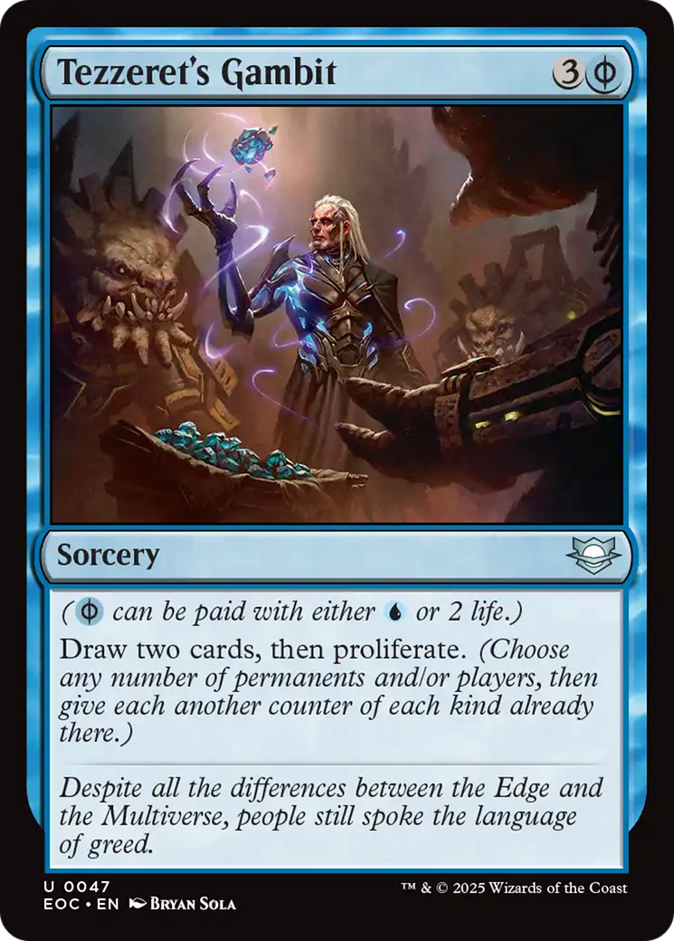 Tezzeret's Gambit [Edge of Eternities Commander] | Shuffle n Cut Hobbies & Games