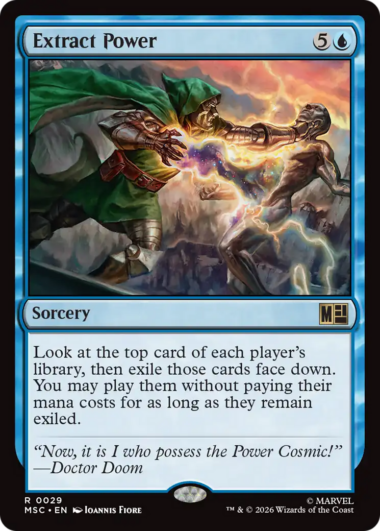 Extract Power (Surge Foil) [Marvel Super Heroes Commander] | Shuffle n Cut Hobbies & Games