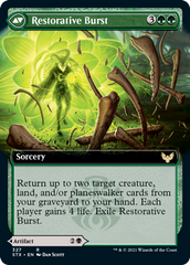 Pestilent Cauldron // Restorative Burst (Extended Art) [Strixhaven: School of Mages] | Shuffle n Cut Hobbies & Games