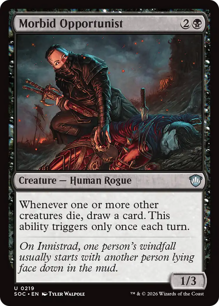 Morbid Opportunist [Secrets of Strixhaven Commander] | Shuffle n Cut Hobbies & Games