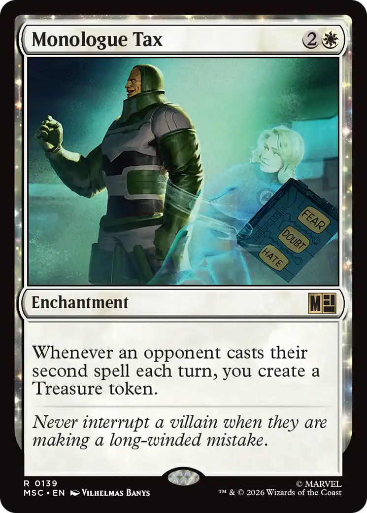 Monologue Tax [Marvel Super Heroes Commander] | Shuffle n Cut Hobbies & Games