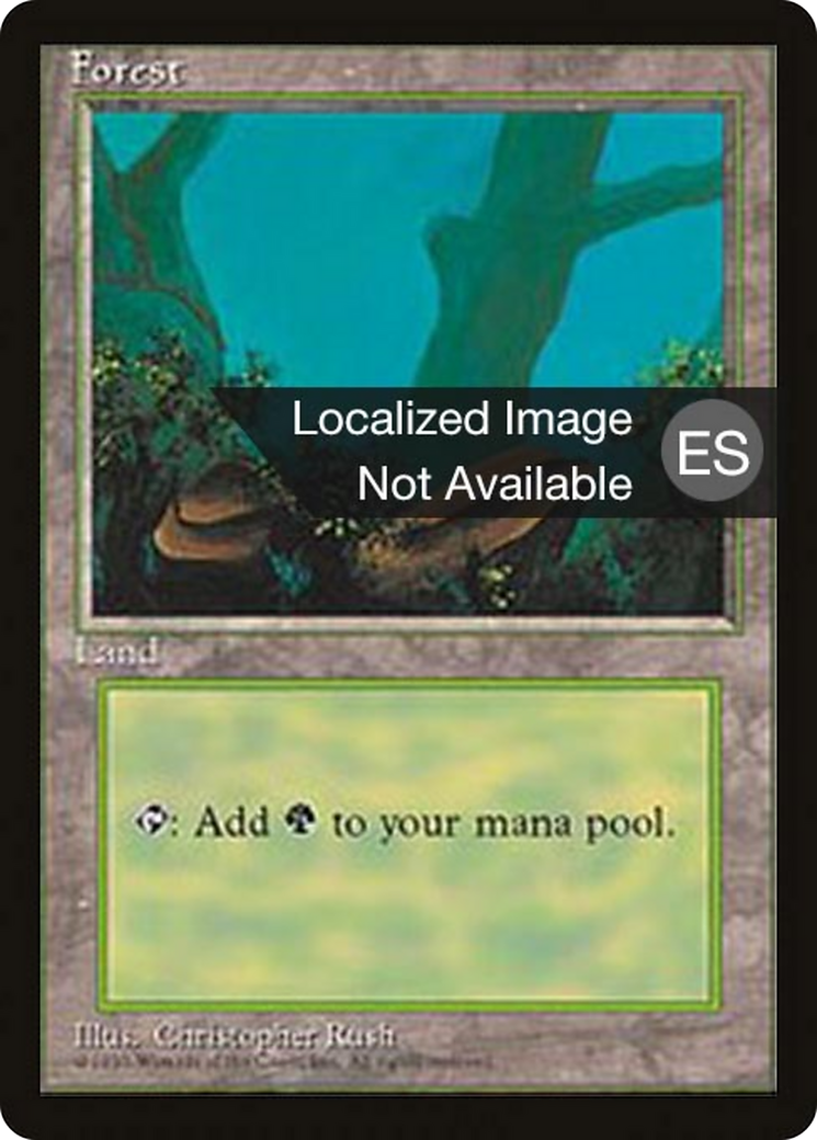 Forest (A) [Fourth Edition (Foreign Black Border)] | Shuffle n Cut Hobbies & Games