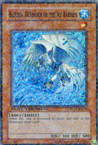 Blizzed, Defender of the Ice Barrier [DT01-EN010] Super Rare | Shuffle n Cut Hobbies & Games