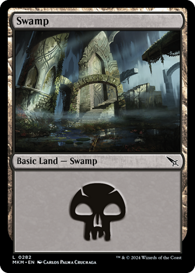 Swamp (0282) [Murders at Karlov Manor] | Shuffle n Cut Hobbies & Games