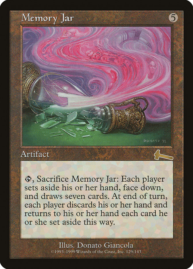Memory Jar [Urza's Legacy] | Shuffle n Cut Hobbies & Games