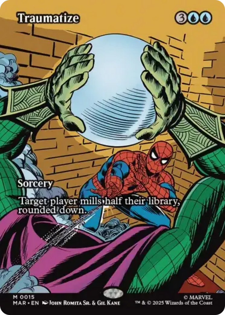 Traumatize (Borderless) [Marvel's Spider-Man: Eternal-Legal] | Shuffle n Cut Hobbies & Games