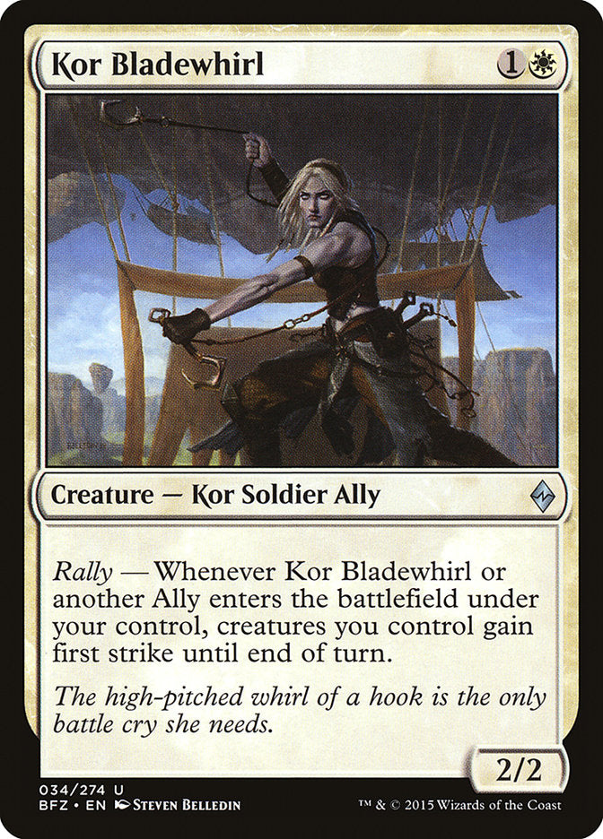 Kor Bladewhirl [Battle for Zendikar] | Shuffle n Cut Hobbies & Games