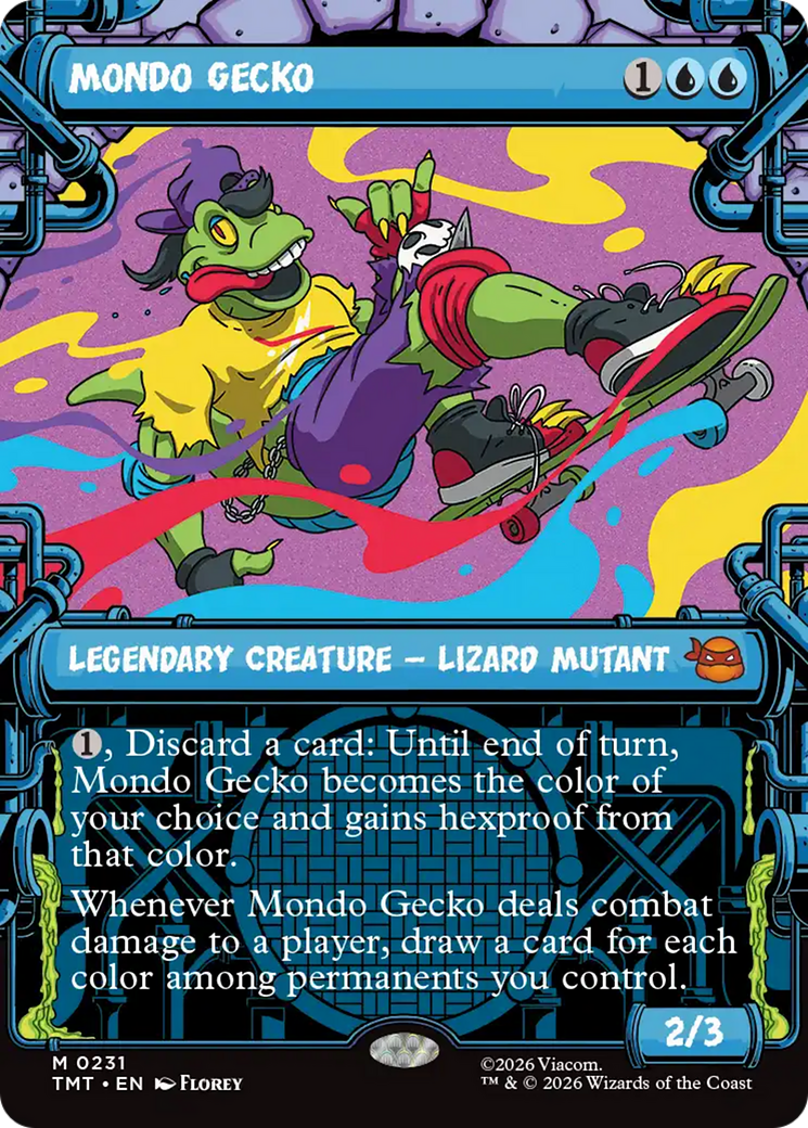 Mondo Gecko (Showcase) [Teenage Mutant Ninja Turtles] | Shuffle n Cut Hobbies & Games