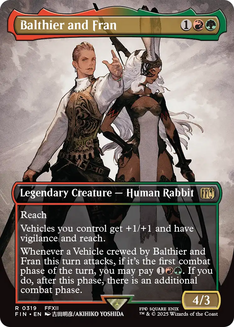 Balthier and Fran (Borderless) (0319) [FINAL FANTASY] | Shuffle n Cut Hobbies & Games