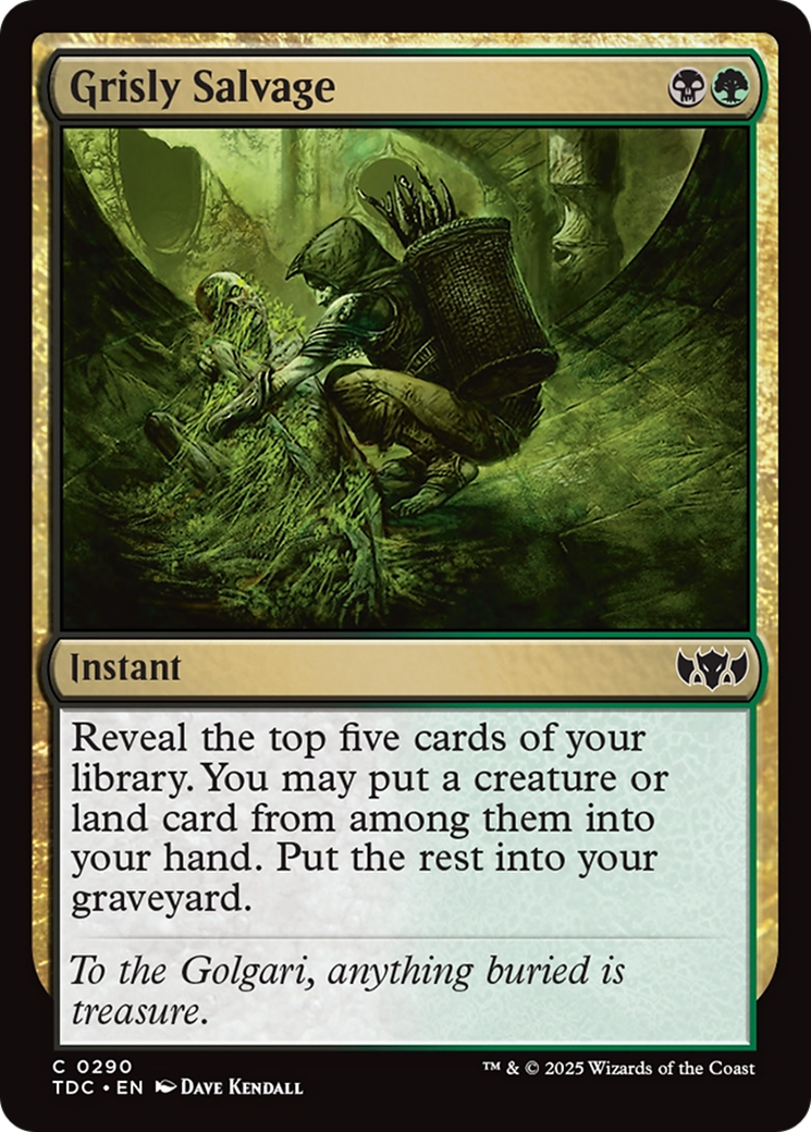 Grisly Salvage [Tarkir: Dragonstorm Commander] | Shuffle n Cut Hobbies & Games