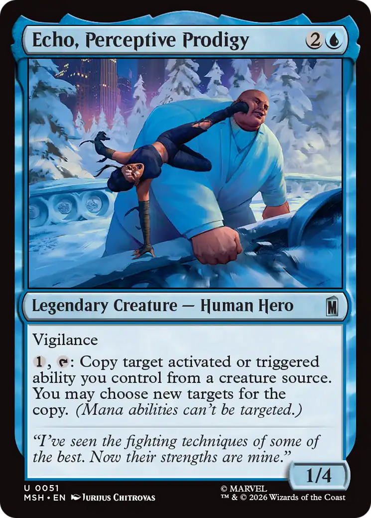 Echo, Perceptive Prodigy [Marvel Super Heroes] | Shuffle n Cut Hobbies & Games