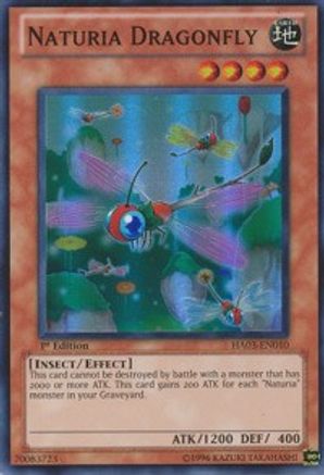 Naturia Dragonfly [HA03-EN010] Super Rare | Shuffle n Cut Hobbies & Games