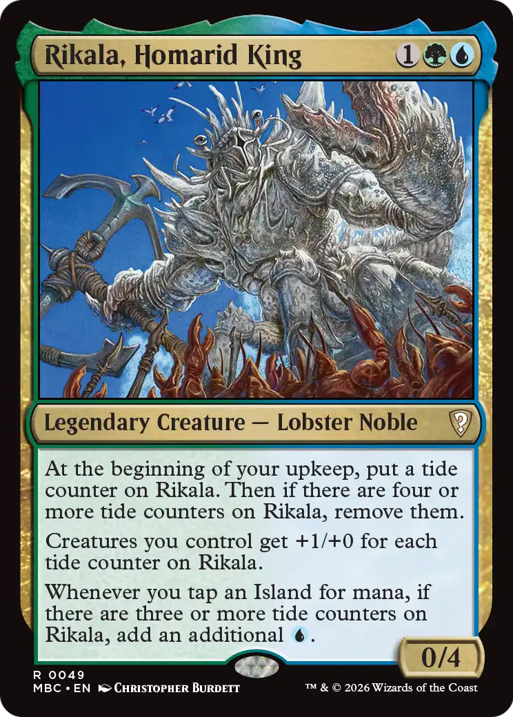 Rikala, Homarid King [Mystery Booster: Commander Edition] | Shuffle n Cut Hobbies & Games