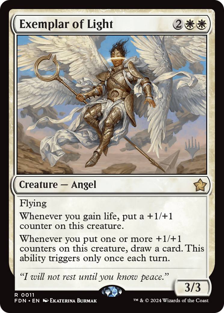 Exemplar of Light [Foundations Promos] | Shuffle n Cut Hobbies & Games
