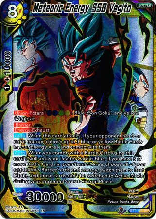 Meteoric Energy SSB Vegito (SPR) (BT7-118) [Assault of the Saiyans] | Shuffle n Cut Hobbies & Games
