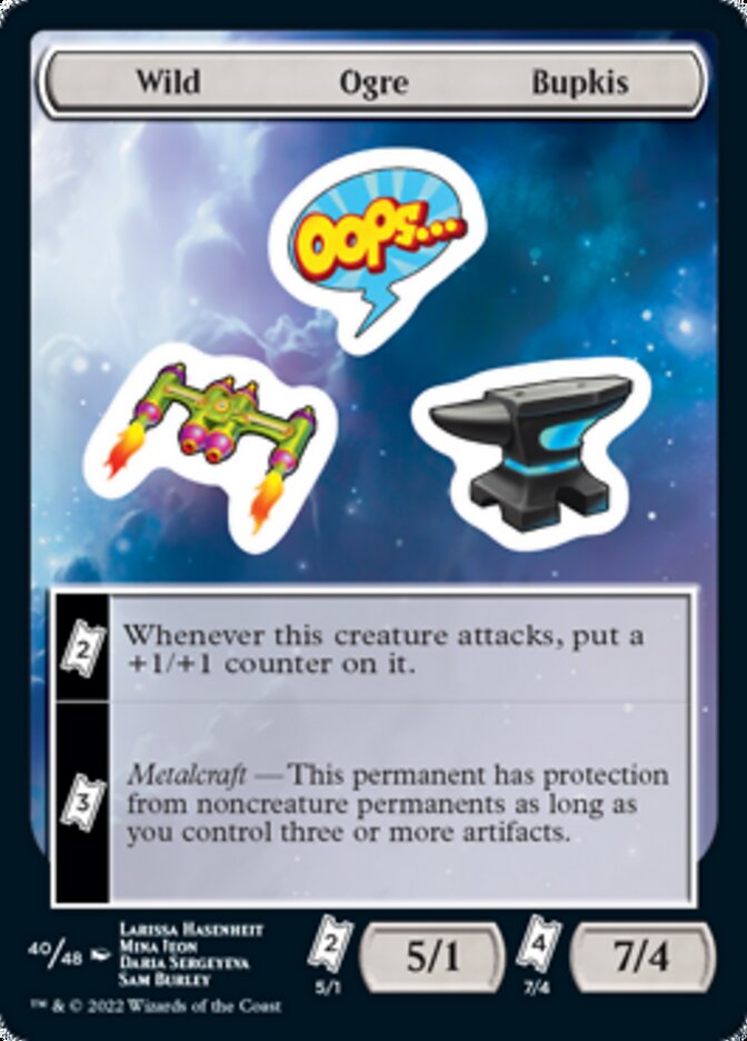 Wild Ogre Bupkis [Unfinity Stickers] | Shuffle n Cut Hobbies & Games