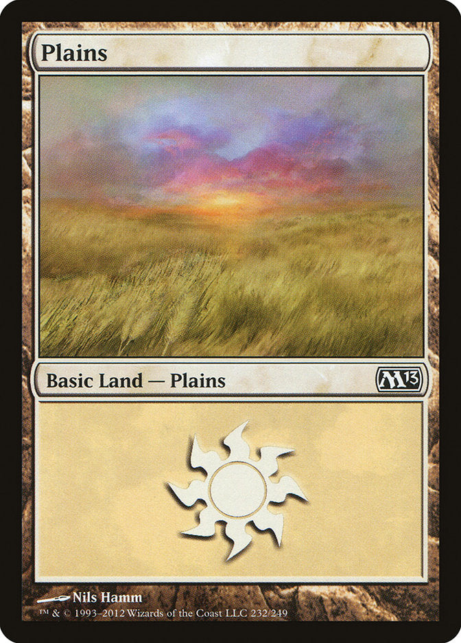 Plains (232) [Magic 2013] | Shuffle n Cut Hobbies & Games