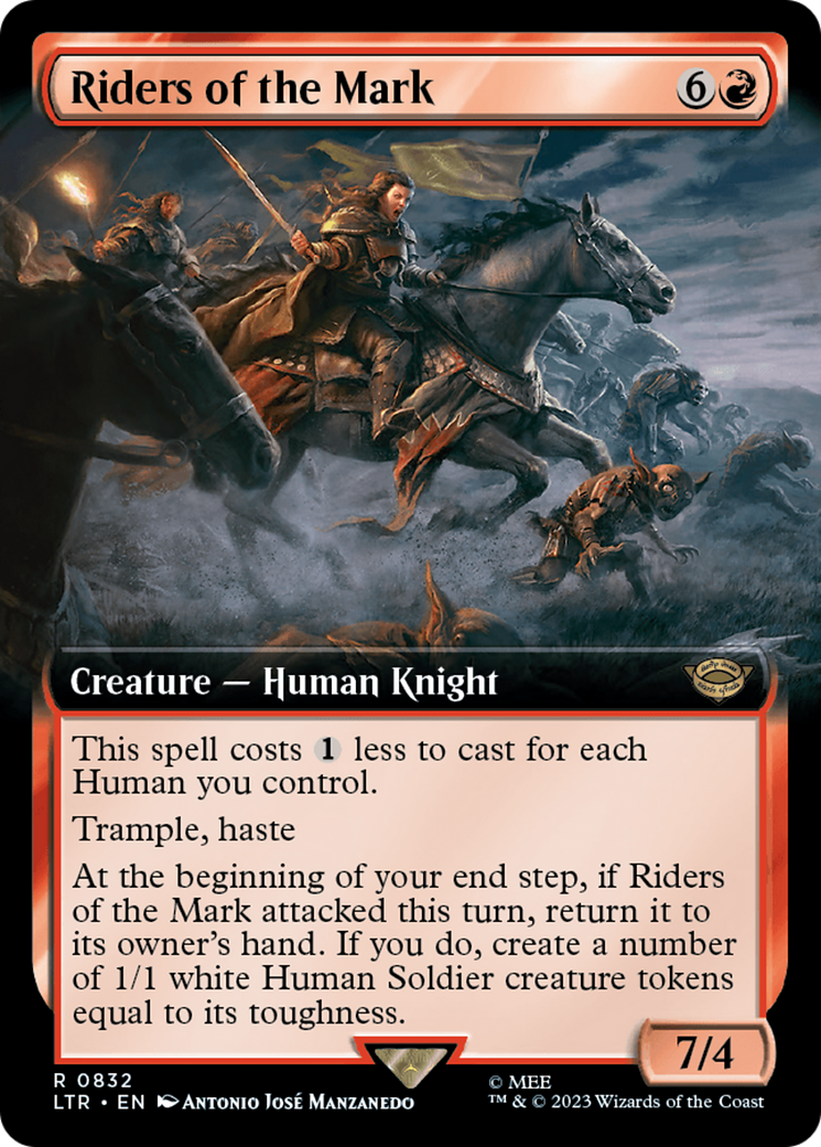 Riders of the Mark (Extended Art) [The Lord of the Rings: Tales of Middle-Earth] | Shuffle n Cut Hobbies & Games