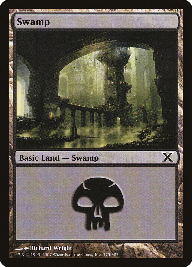 Swamp (375) [Tenth Edition] | Shuffle n Cut Hobbies & Games