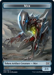Myr (007) // Elf Warrior Double-Sided Token [Double Masters Tokens] | Shuffle n Cut Hobbies & Games