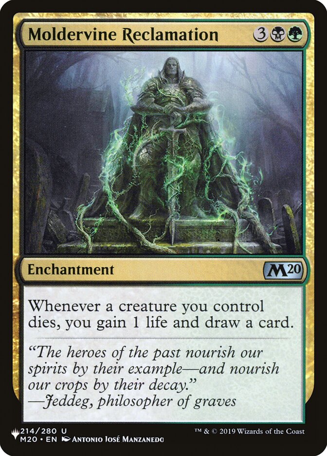 Moldervine Reclamation [The List] | Shuffle n Cut Hobbies & Games