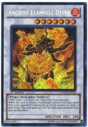 Ancient Flamvell Deity [HA04-EN056] Secret Rare | Shuffle n Cut Hobbies & Games