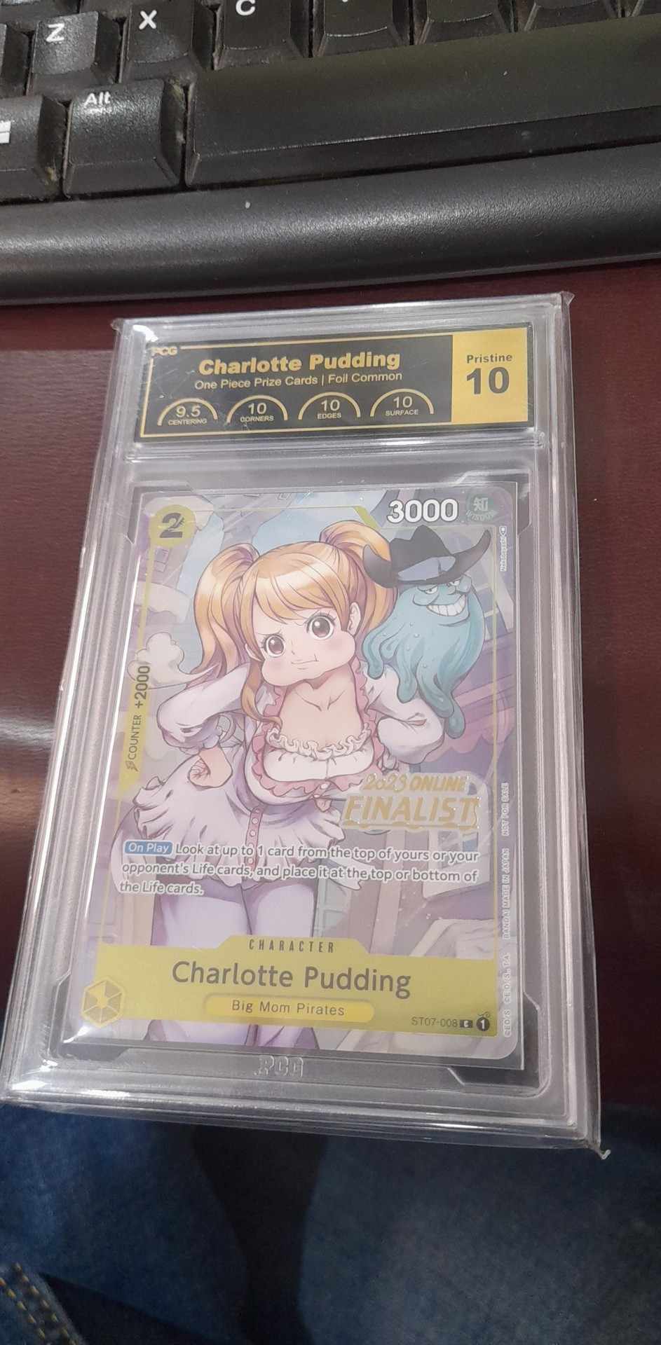 Charlotte Pudding (PCG Graded 10) (Offline Regional 2023) [Finalist] [One Piece Promotion Cards] | Shuffle n Cut Hobbies & Games