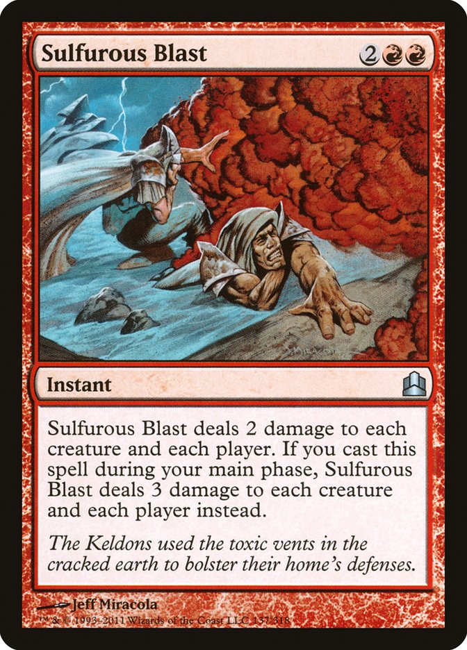 Sulfurous Blast [Commander 2011] | Shuffle n Cut Hobbies & Games