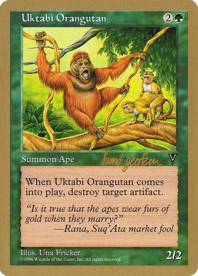 Uktabi Orangutan (Svend Geertsen) (SB) [World Championship Decks 1997] | Shuffle n Cut Hobbies & Games