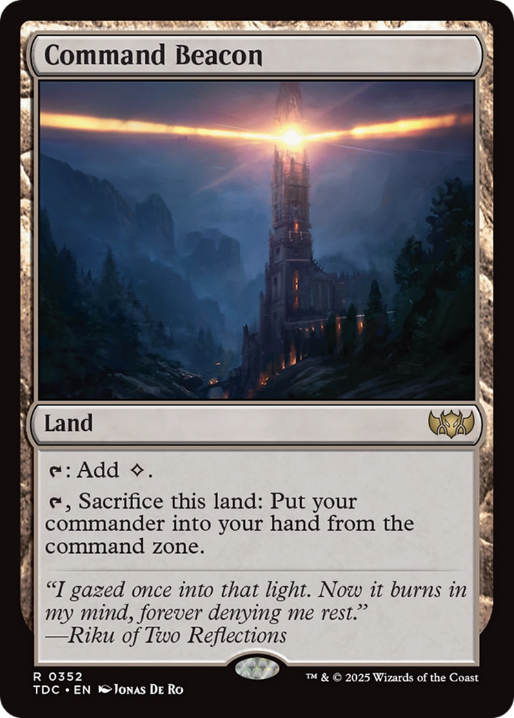 Command Beacon [Tarkir: Dragonstorm Commander] | Shuffle n Cut Hobbies & Games