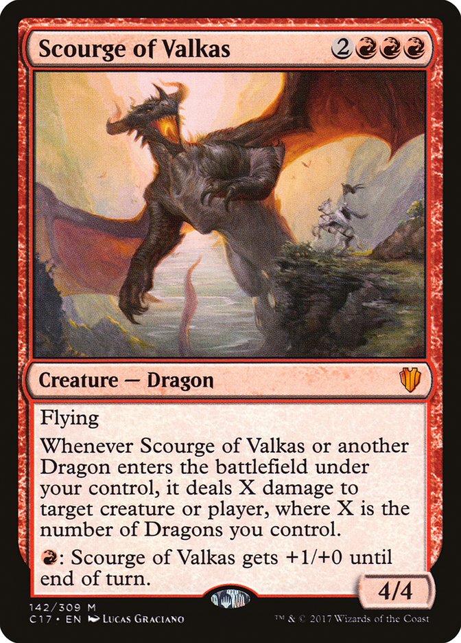 Scourge of Valkas [Commander 2017] | Shuffle n Cut Hobbies & Games