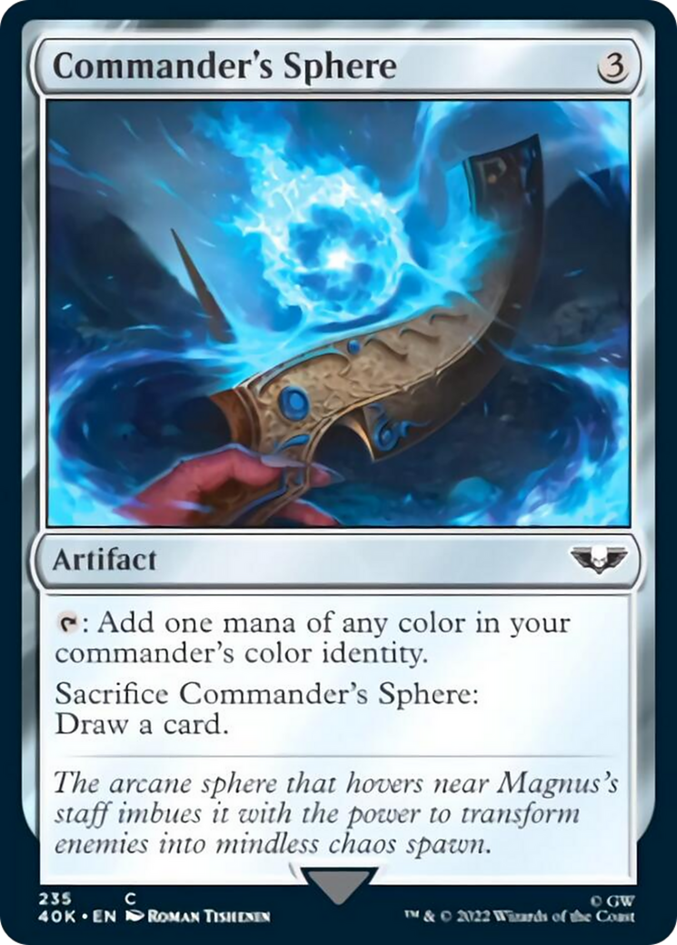 Commander's Sphere (235) (Surge Foil) [Warhammer 40,000] | Shuffle n Cut Hobbies & Games