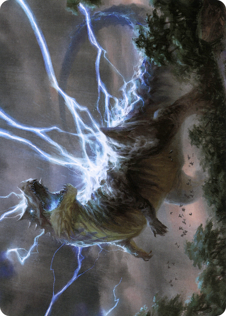 Thrasta, Tempest's Roar Art Card (41) [Modern Horizons 2 Art Series] | Shuffle n Cut Hobbies & Games