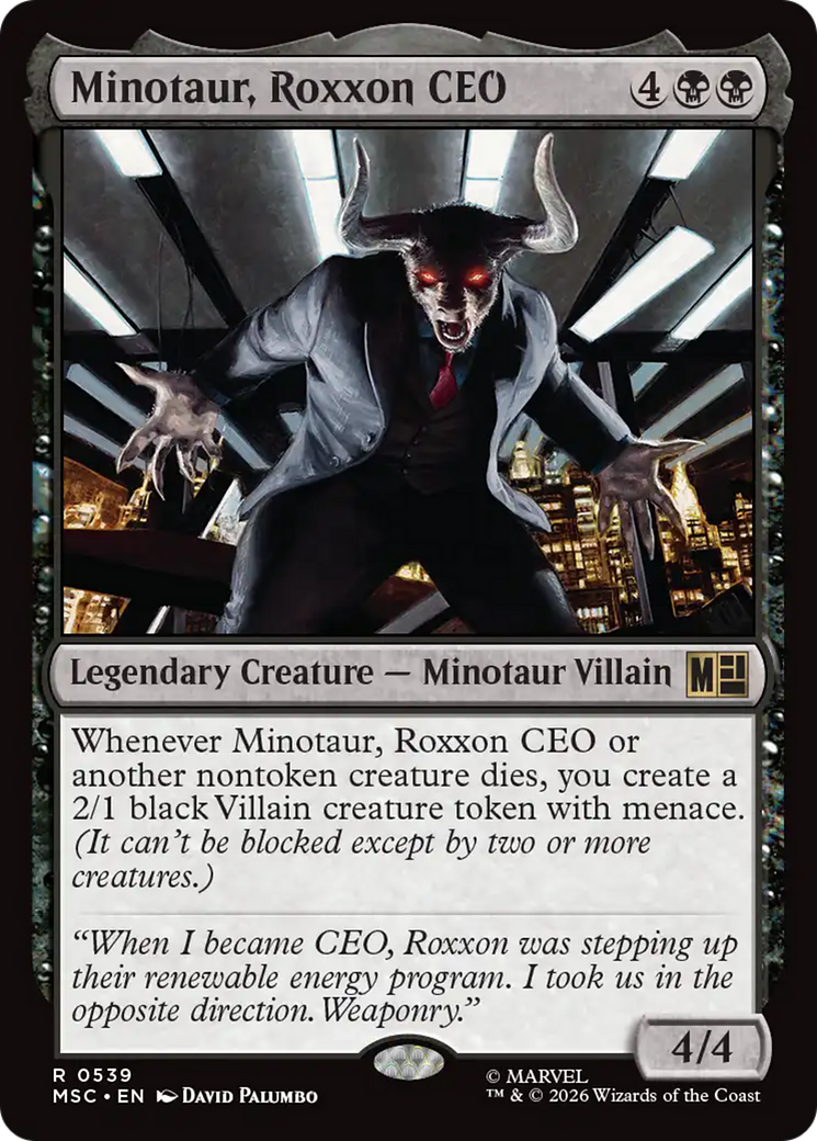 Minotaur, Roxxon CEO [Marvel Super Heroes Commander] | Shuffle n Cut Hobbies & Games