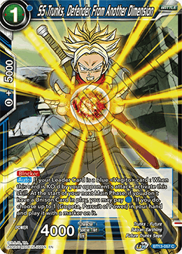 SS Trunks, Defender From Another Dimension (Common) (BT13-057) [Supreme Rivalry] | Shuffle n Cut Hobbies & Games