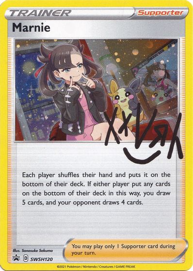 Marnie (SWSH120) [Sword & Shield: Black Star Promos] | Shuffle n Cut Hobbies & Games