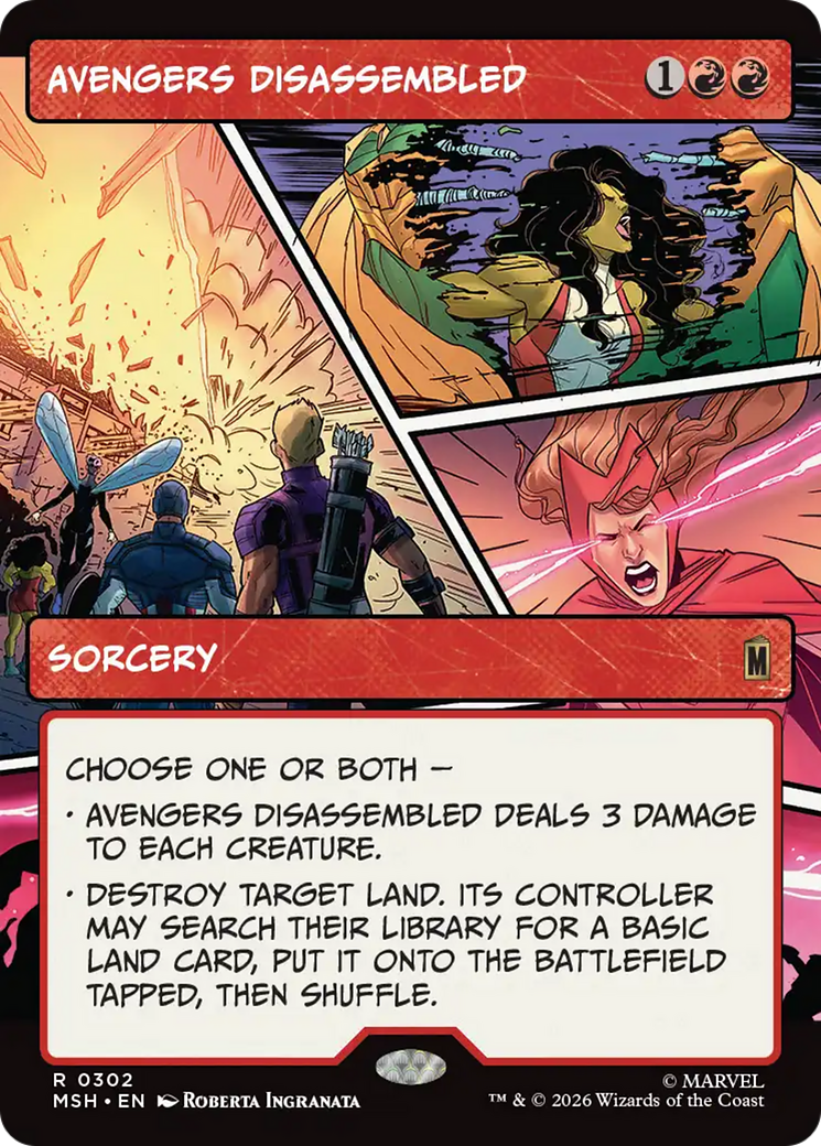 Avengers Disassembled (Borderless) [Marvel Super Heroes] | Shuffle n Cut Hobbies & Games