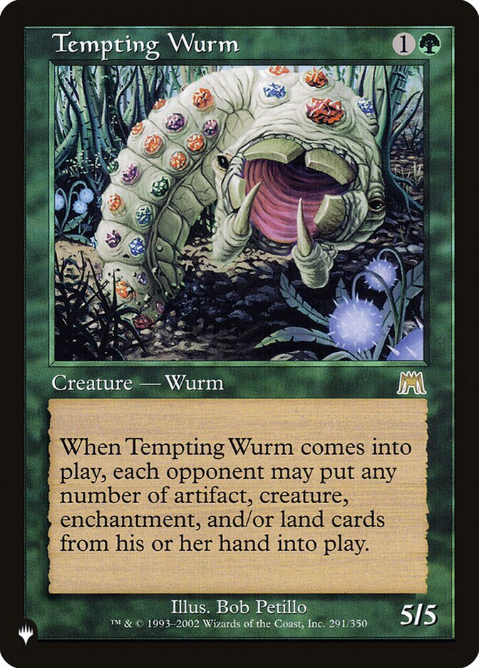 Tempting Wurm [The List] | Shuffle n Cut Hobbies & Games