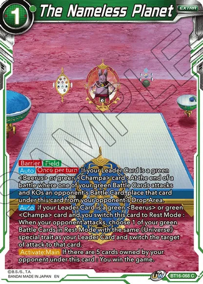 The Nameless Planet (BT16-068) [Realm of the Gods] | Shuffle n Cut Hobbies & Games