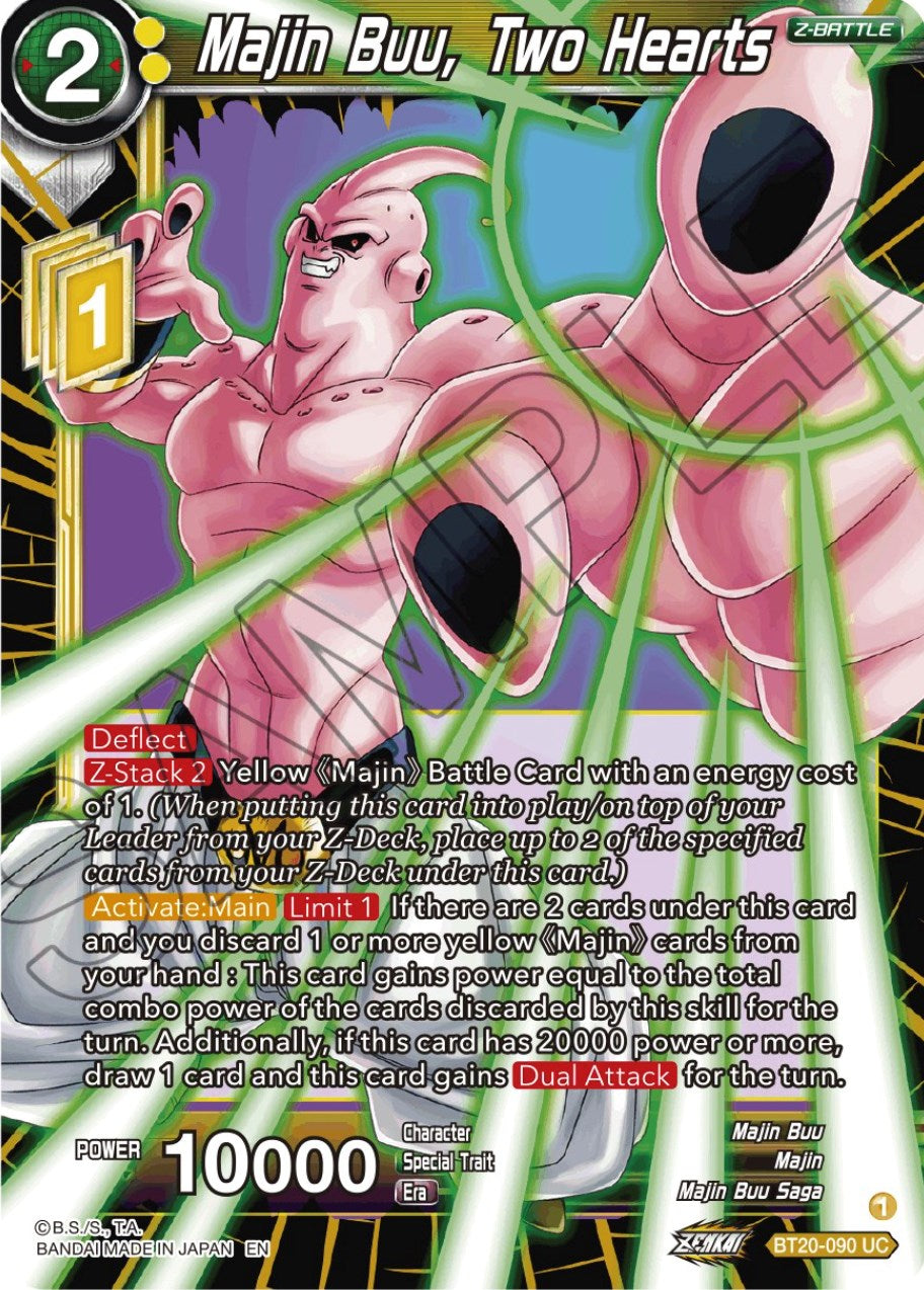 Majin Buu, Two Hearts (BT20-090) [Power Absorbed] | Shuffle n Cut Hobbies & Games