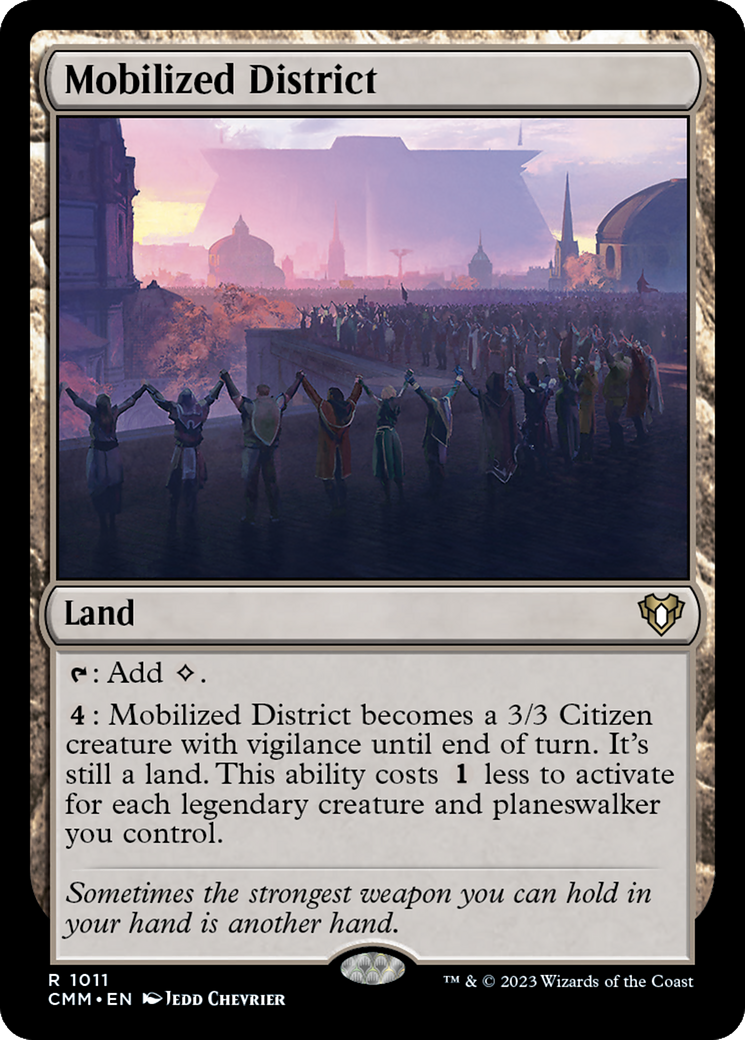 Mobilized District [Commander Masters] | Shuffle n Cut Hobbies & Games