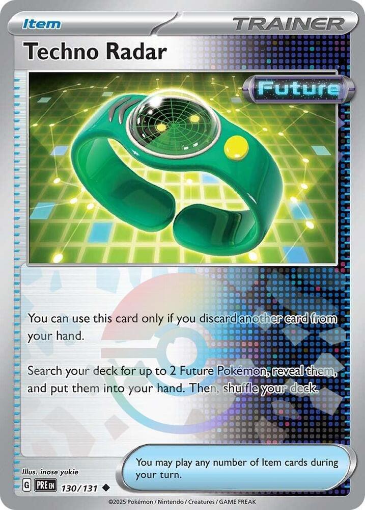 Techno Radar (130/131) (Poke Ball Pattern) [Scarlet & Violet: Prismatic Evolutions] | Shuffle n Cut Hobbies & Games