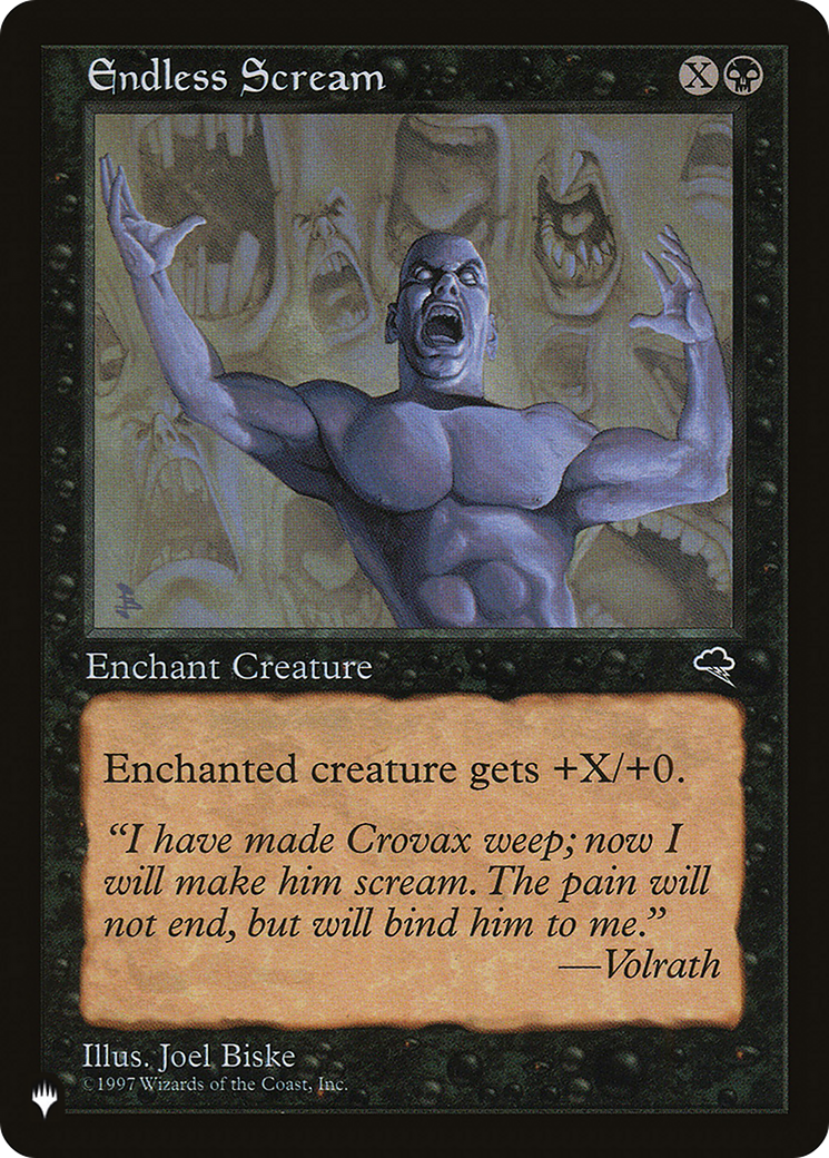 Endless Scream [The List] | Shuffle n Cut Hobbies & Games