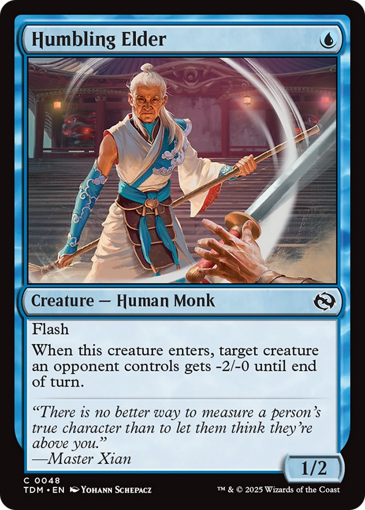 Humbling Elder [Tarkir: Dragonstorm] | Shuffle n Cut Hobbies & Games