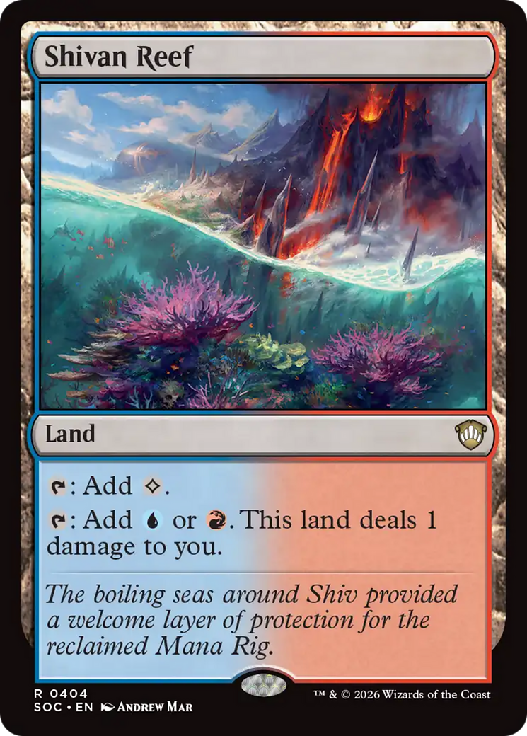 Shivan Reef [Secrets of Strixhaven Commander] | Shuffle n Cut Hobbies & Games