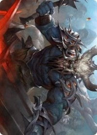 Frenzied Raider Art Card [Kaldheim Art Series] | Shuffle n Cut Hobbies & Games