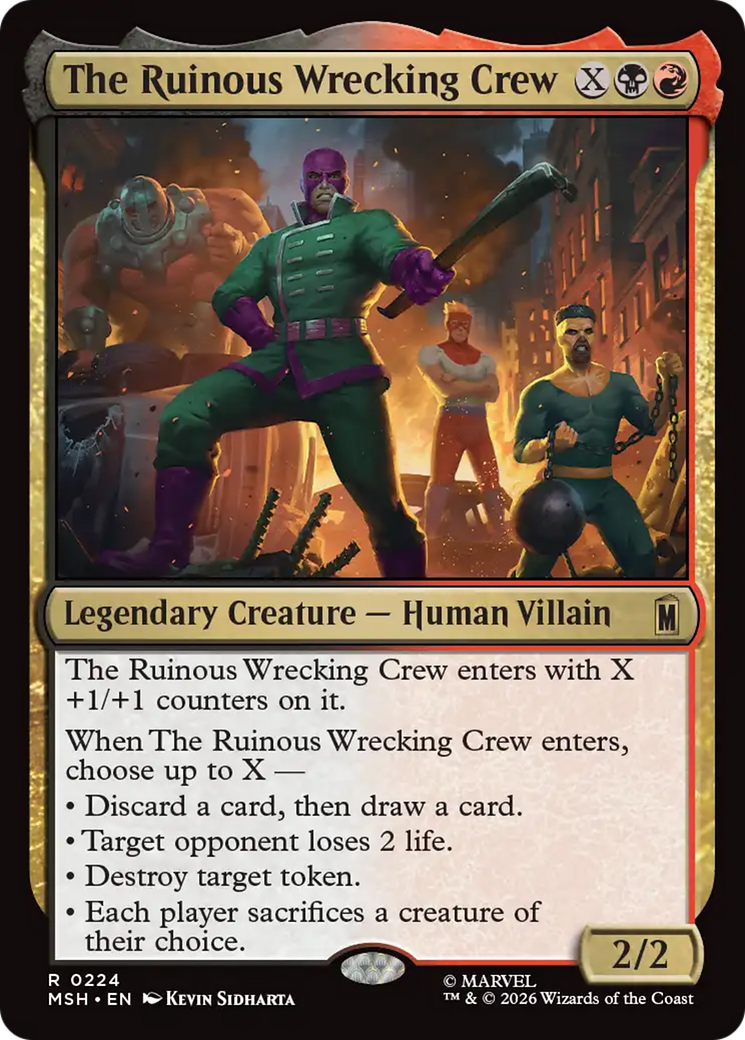 The Ruinous Wrecking Crew [Marvel Super Heroes] | Shuffle n Cut Hobbies & Games