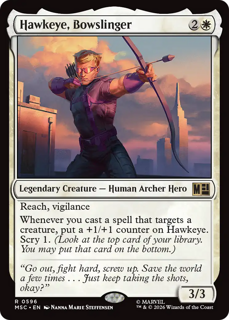 Hawkeye, Bowslinger [Marvel Super Heroes Commander] | Shuffle n Cut Hobbies & Games