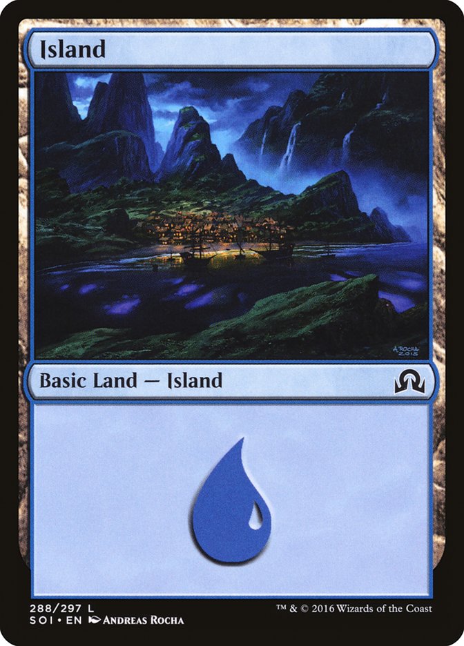Island (288) [Shadows over Innistrad] | Shuffle n Cut Hobbies & Games